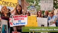 Protest in Canada against the ISDS case