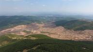 Deforestation at Kazdaği - drone view (2019)